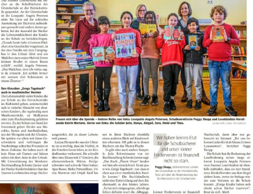 Essener Lesebündnis spendiert Grundschule neue Bücher