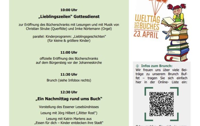 Welttag des Buches Gemeinde Bergerhausen