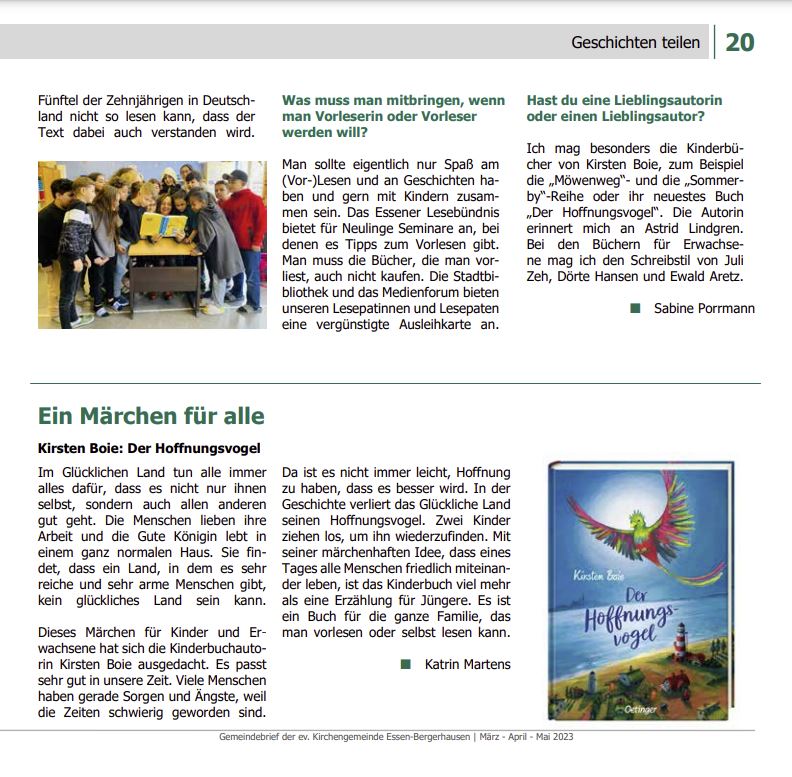 Interview Gemeindebrief Seite 2