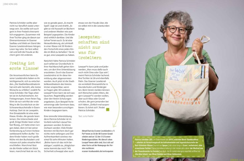 Patricia Schröder als Vorlesepatin