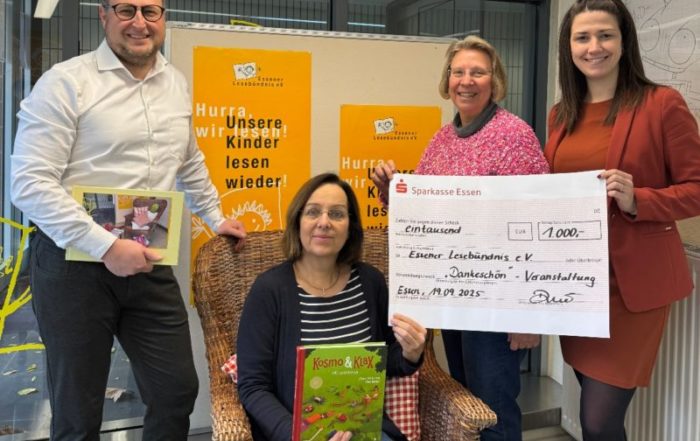 Spendenübergabe der Sparkasse Essen