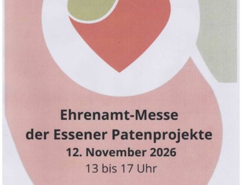 Einladung zur Ehrenamt-Messe der Essener Patenschaftsprojekte 12.11.26