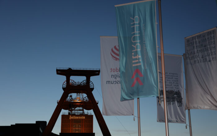 lit.RUHR am Abend Zeche Zollverein von Ralf Juergens